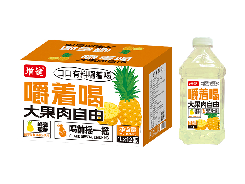 果肉哆哆果肉果汁1升裝（蜂蜜菠蘿）